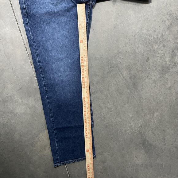 Signature by Levi Strauss Jeans Mens 38x30 Blue Relaxed Fit Denim Straight Leg - Picture 5 of 9